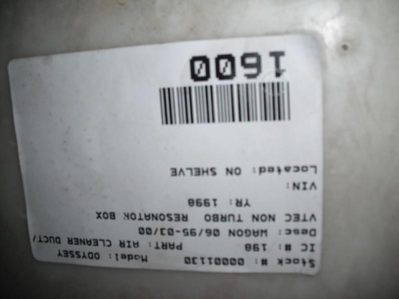 View Auto part Air Cleaner Duct/Hos Honda Odyssey 1998