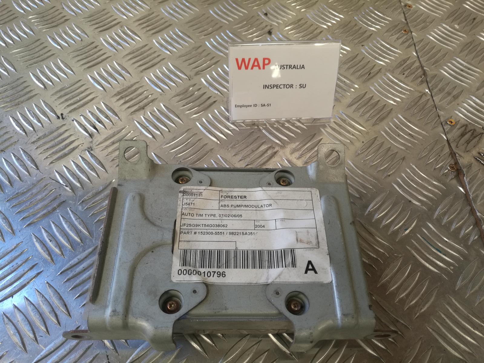 2004 Subaru Forester Abs Pump/Modulator View Auto part Abs Pump/Modulator Subaru Forester 2004