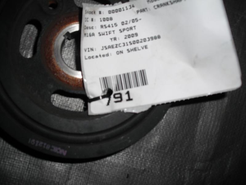 View Auto part Crankshaft Pulley Suzuki Swift 2009
