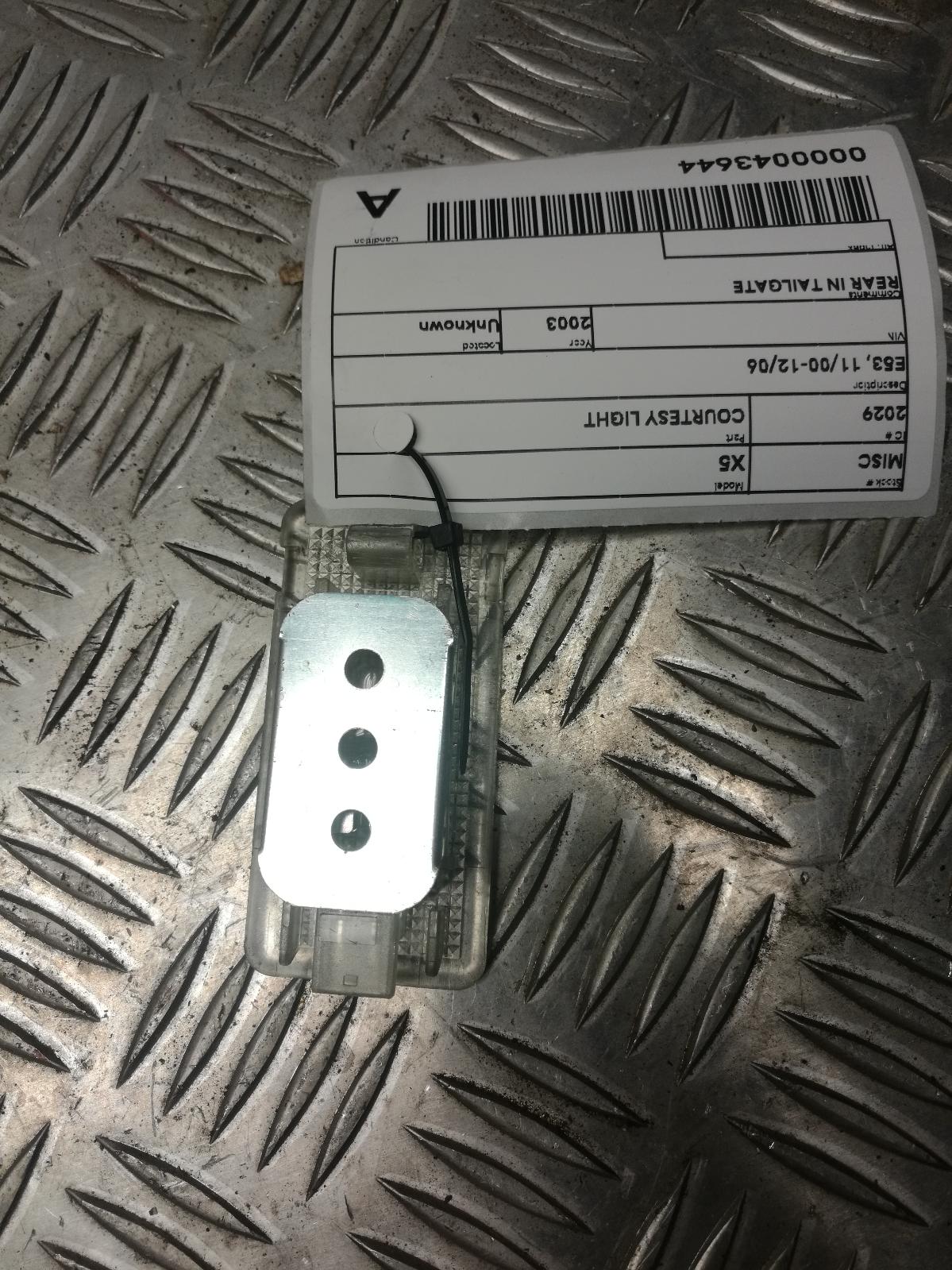 View Auto part Courtesy Light Bmw X5 2003
