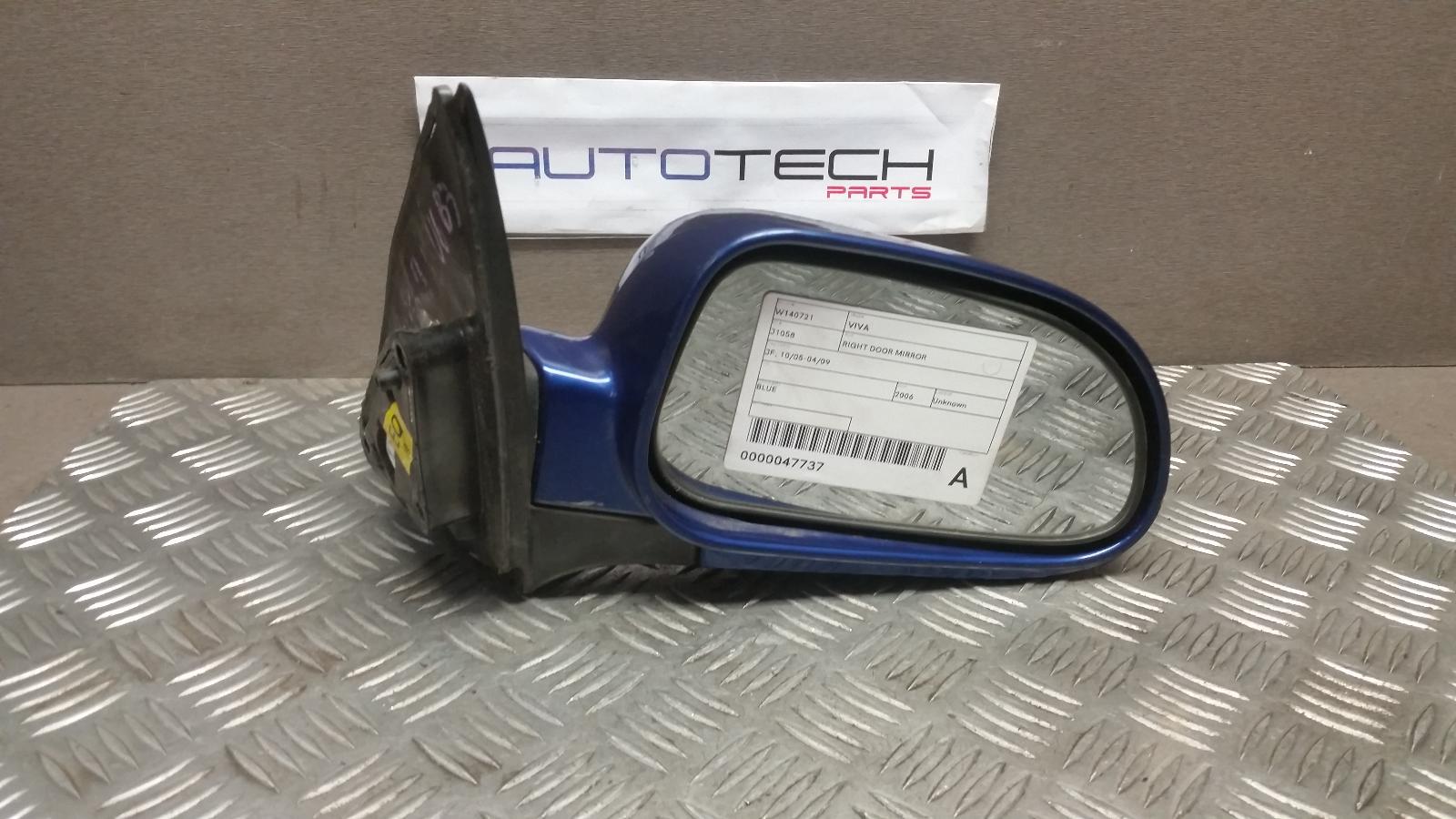2006 Holden Viva Right Door Mirror View Auto part Right Door Mirror Holden Viva 2006