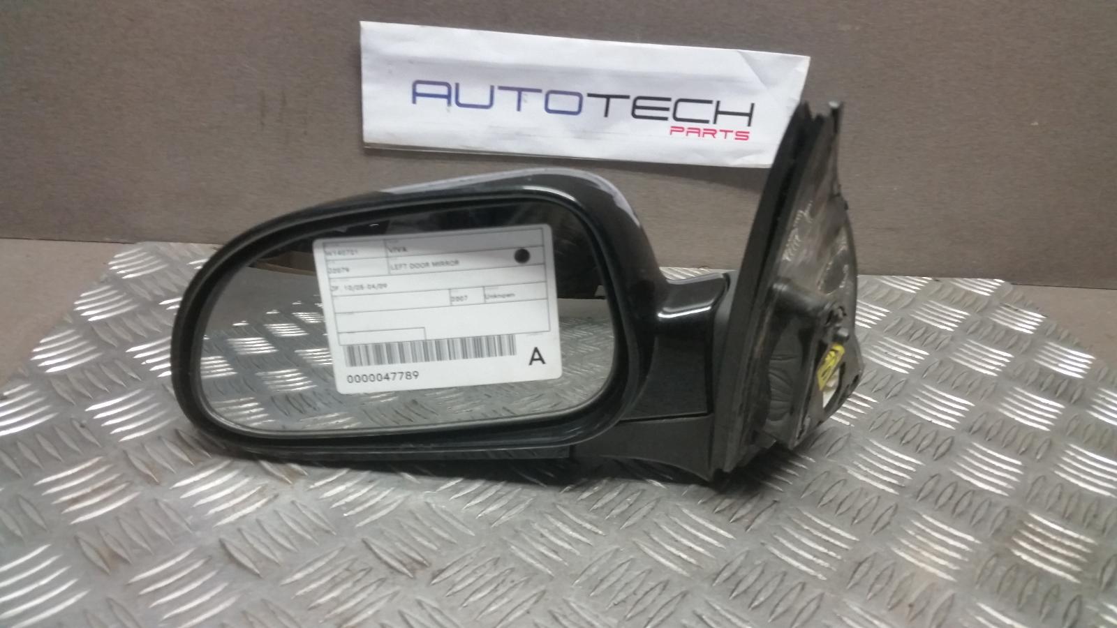 2007 Holden Viva Left Door Mirror View Auto part Left Door Mirror Holden Viva 2007