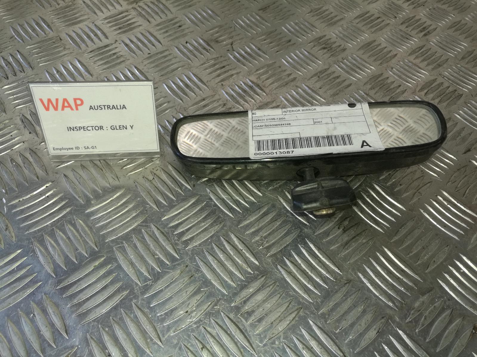 2001 Daihatsu Sirion Interior Mirror View Auto part Interior Mirror Daihatsu Sirion 2001