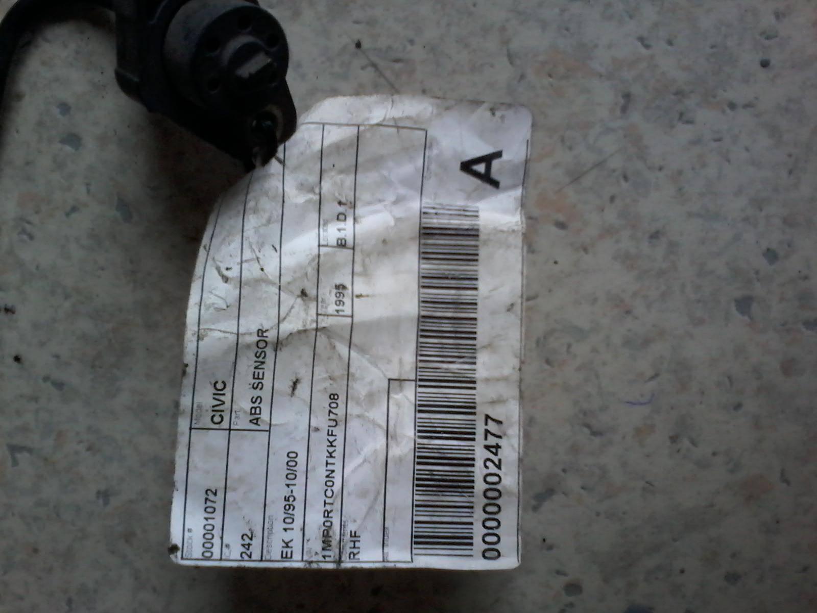 1995 Honda Civic Abs Sensor View Auto part Abs Sensor Honda Civic 1995