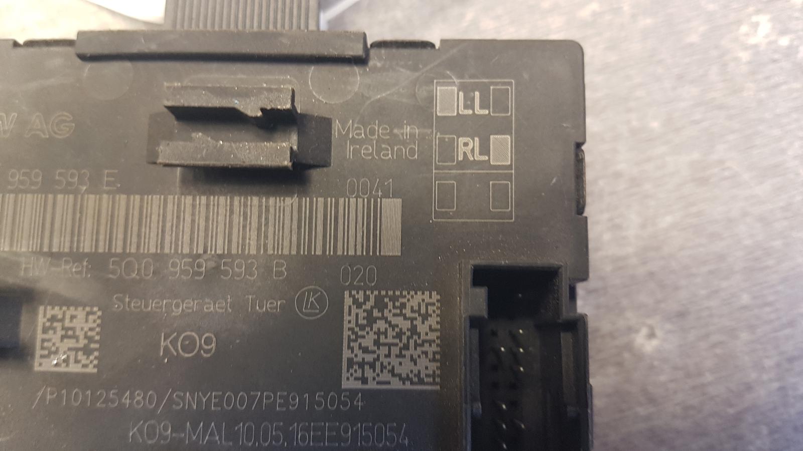 View Auto part Misc Switch/Relay Audi A3 2014