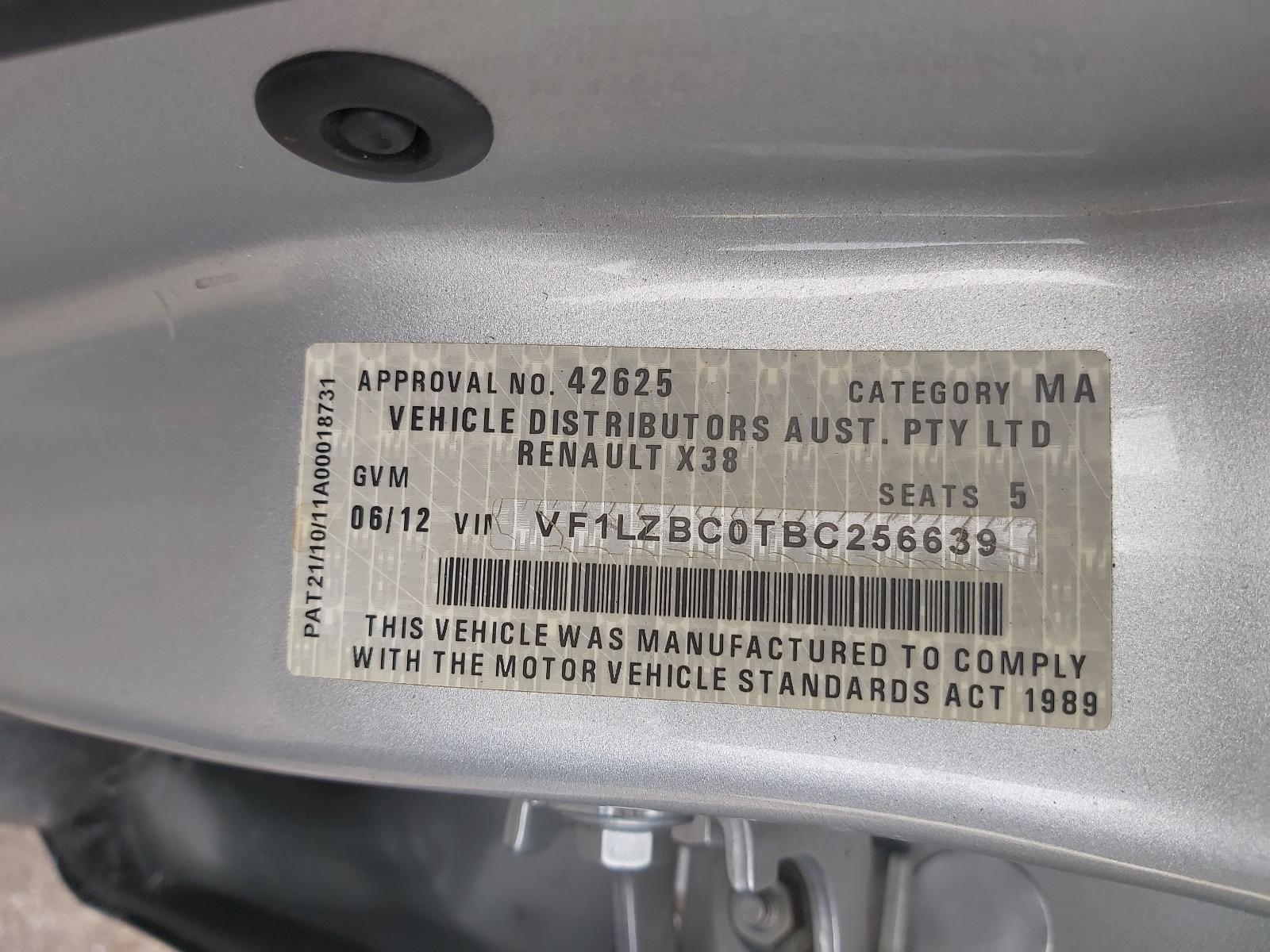 View Auto part Bonnet Lock/Support Renault Fluence 2012