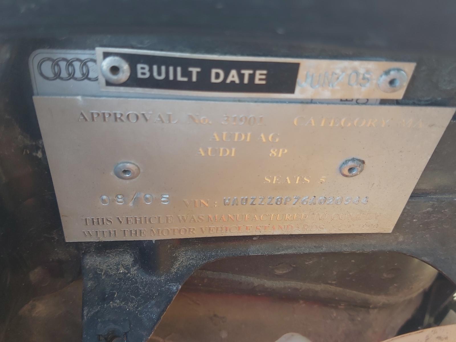 View Auto part Bonnet Hinge/Strut Audi A3 2005