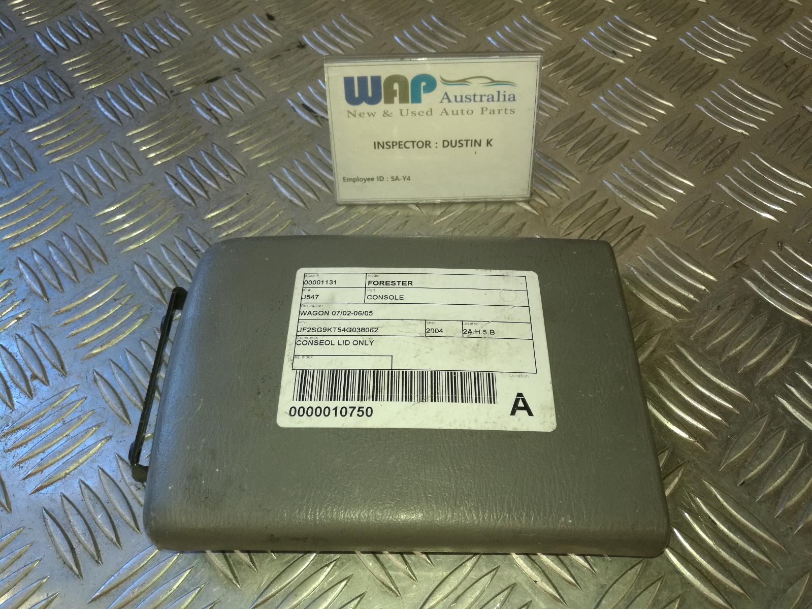 2004 Subaru Forester Console View Auto part Console Subaru Forester 2004