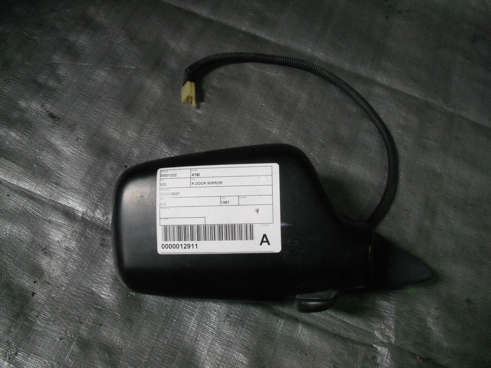 View Auto part Right Door Mirror Rover 416i 1987