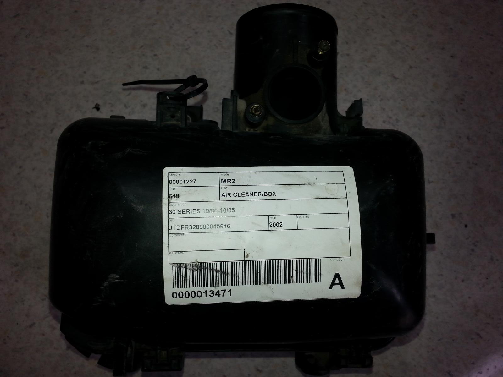 2002 Toyota Mr2 Air Flow Meter View Auto part Air Flow Meter Toyota Mr2 2002