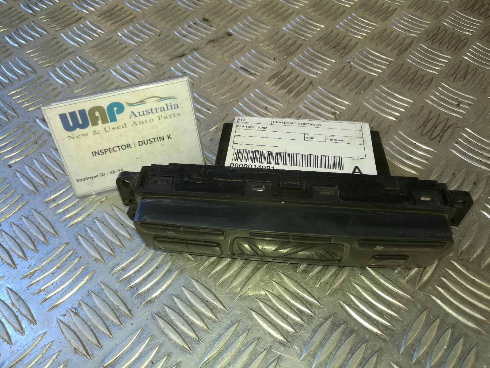 View Auto part Heater/Ac Controls Nissan 200sx 1998