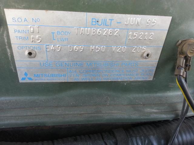 View Auto part Towbar Mitsubishi Magna 1995