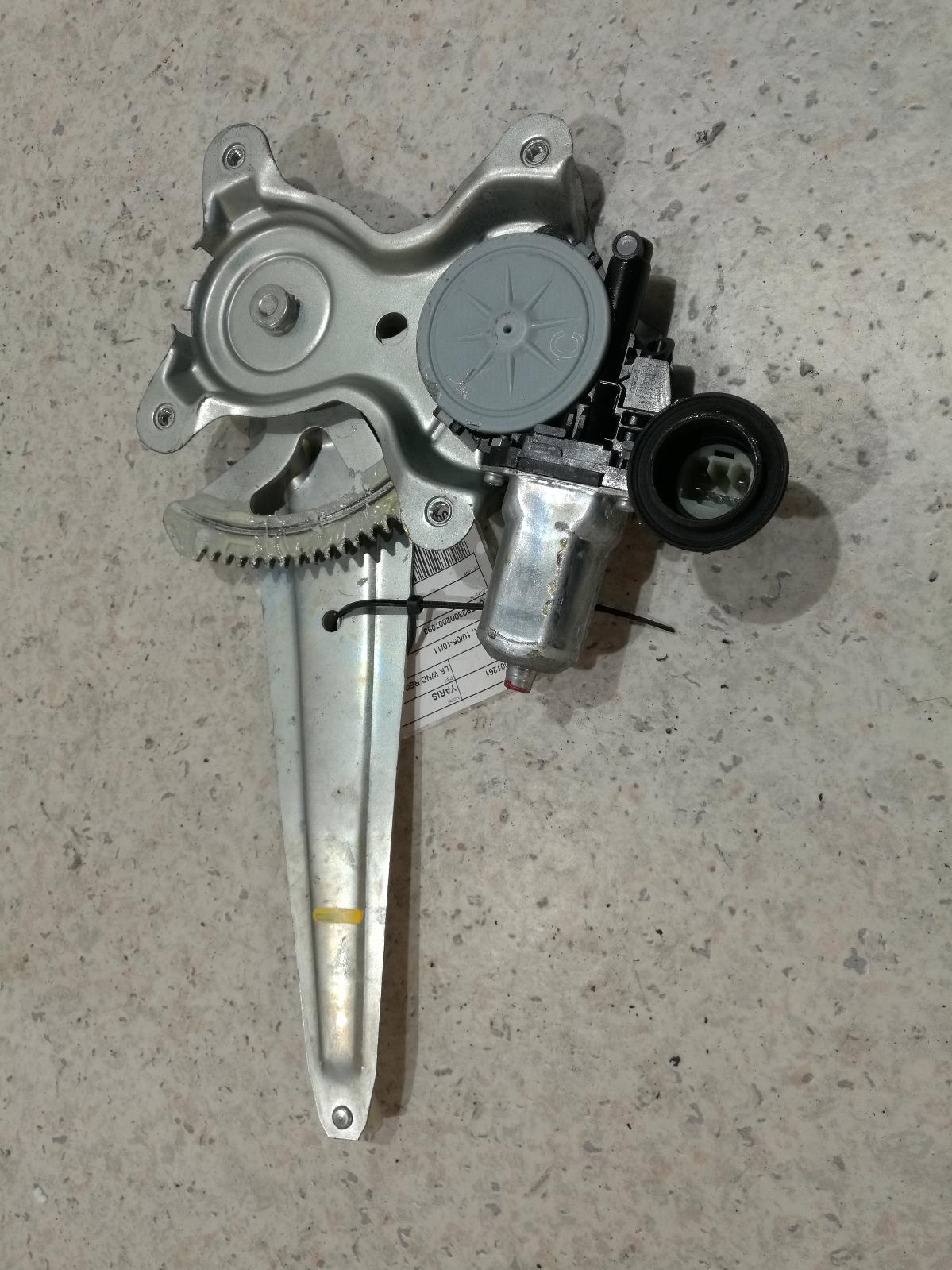 View Auto part Left Rear Wnd Reg/Motor Toyota Yaris 2007