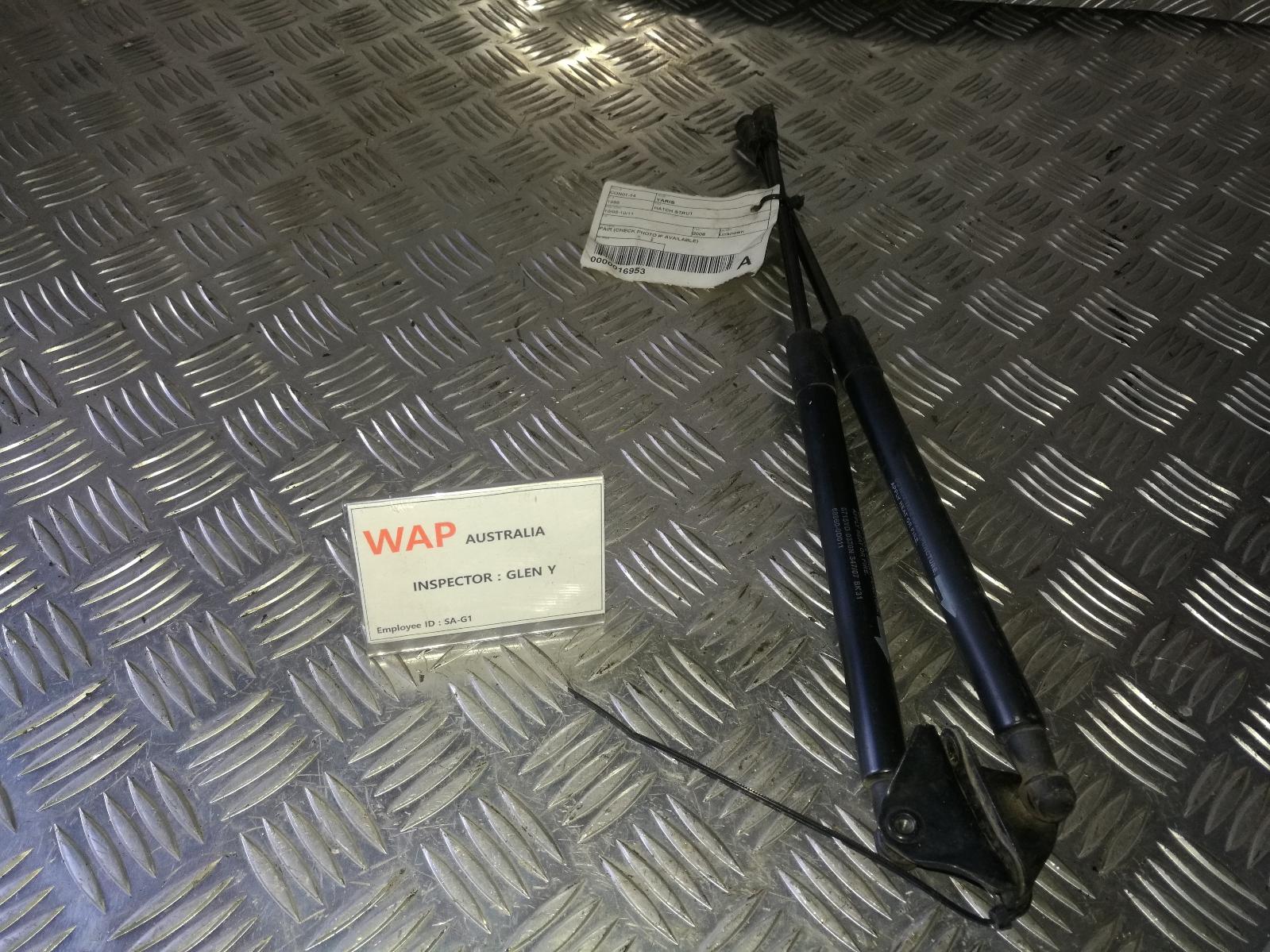 2008 Toyota Yaris Hatch Strut View Auto part Hatch Strut Toyota Yaris 2008