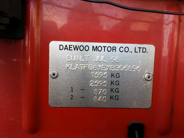 1999 Daewoo Lanos Ecu View Auto part Ecu Daewoo Lanos 1999