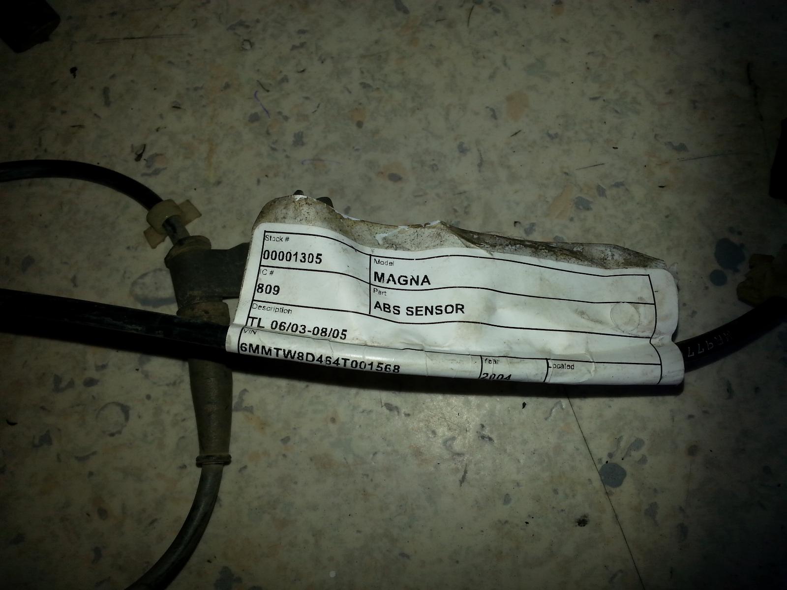 2004 Mitsubishi Magna Abs Sensor View Auto part Abs Sensor Mitsubishi Magna 2004