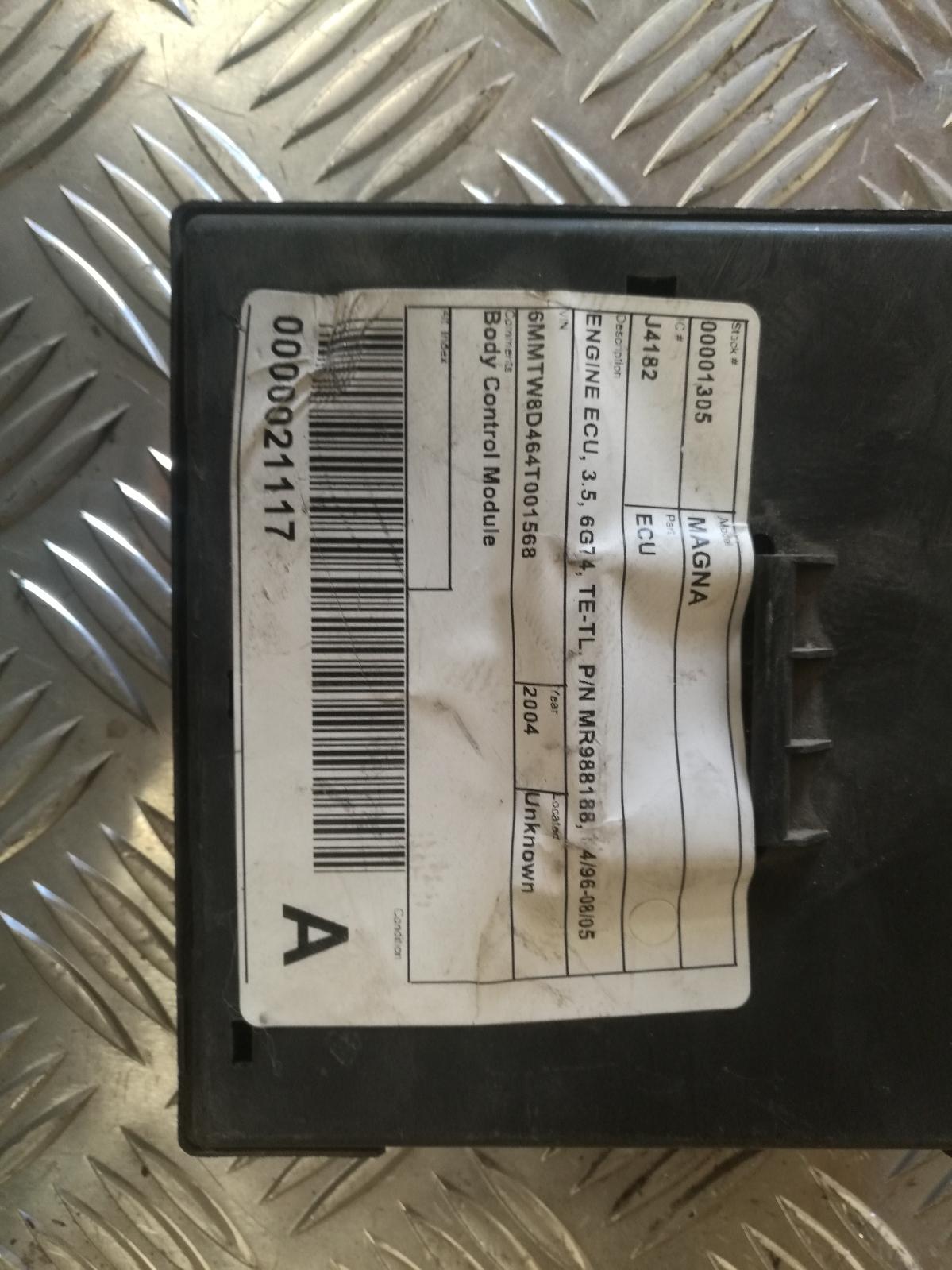 2004 Mitsubishi Magna Ecu View Auto part Ecu Mitsubishi Magna 2004