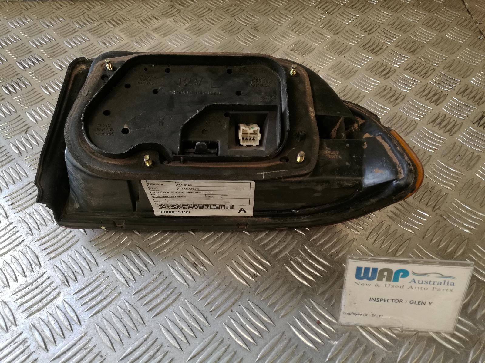 1995 Mitsubishi Magna Left Taillight View Auto part Left Taillight Mitsubishi Magna 1995