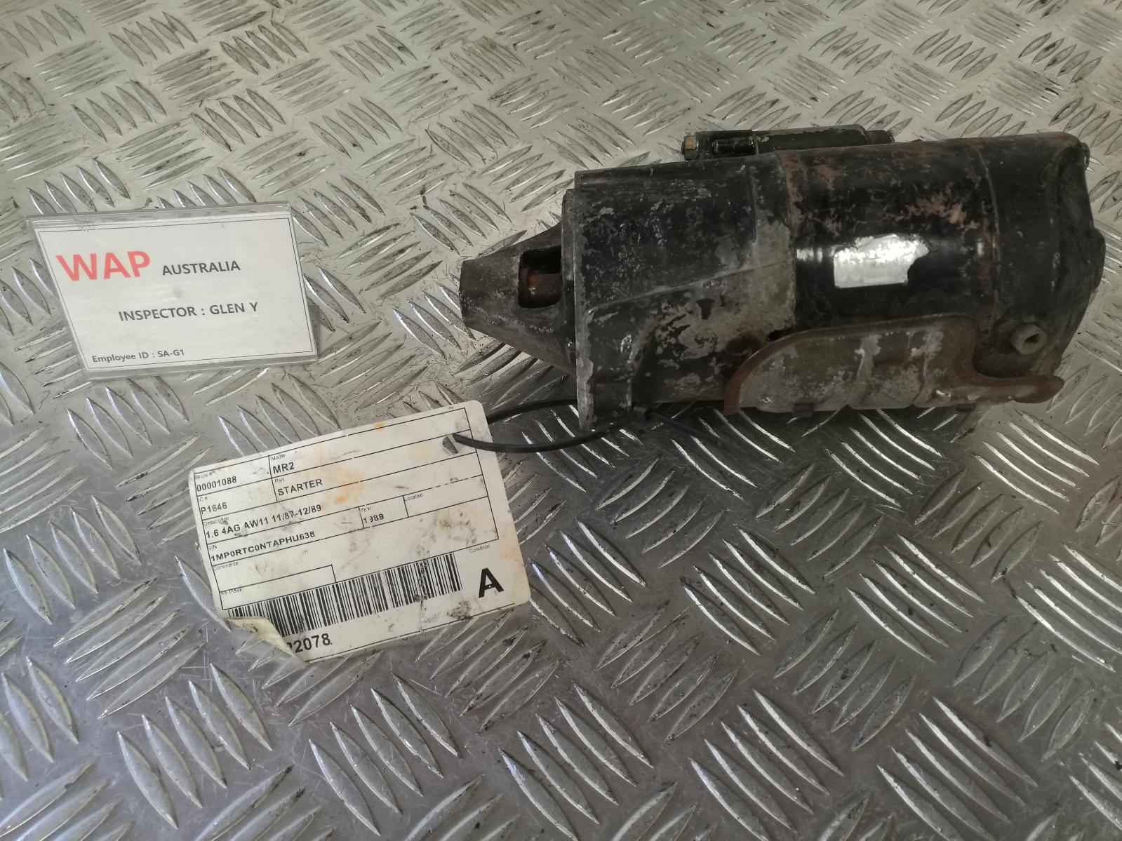 1989 Toyota Mr2 Starter View Auto part Starter Toyota Mr2 1989