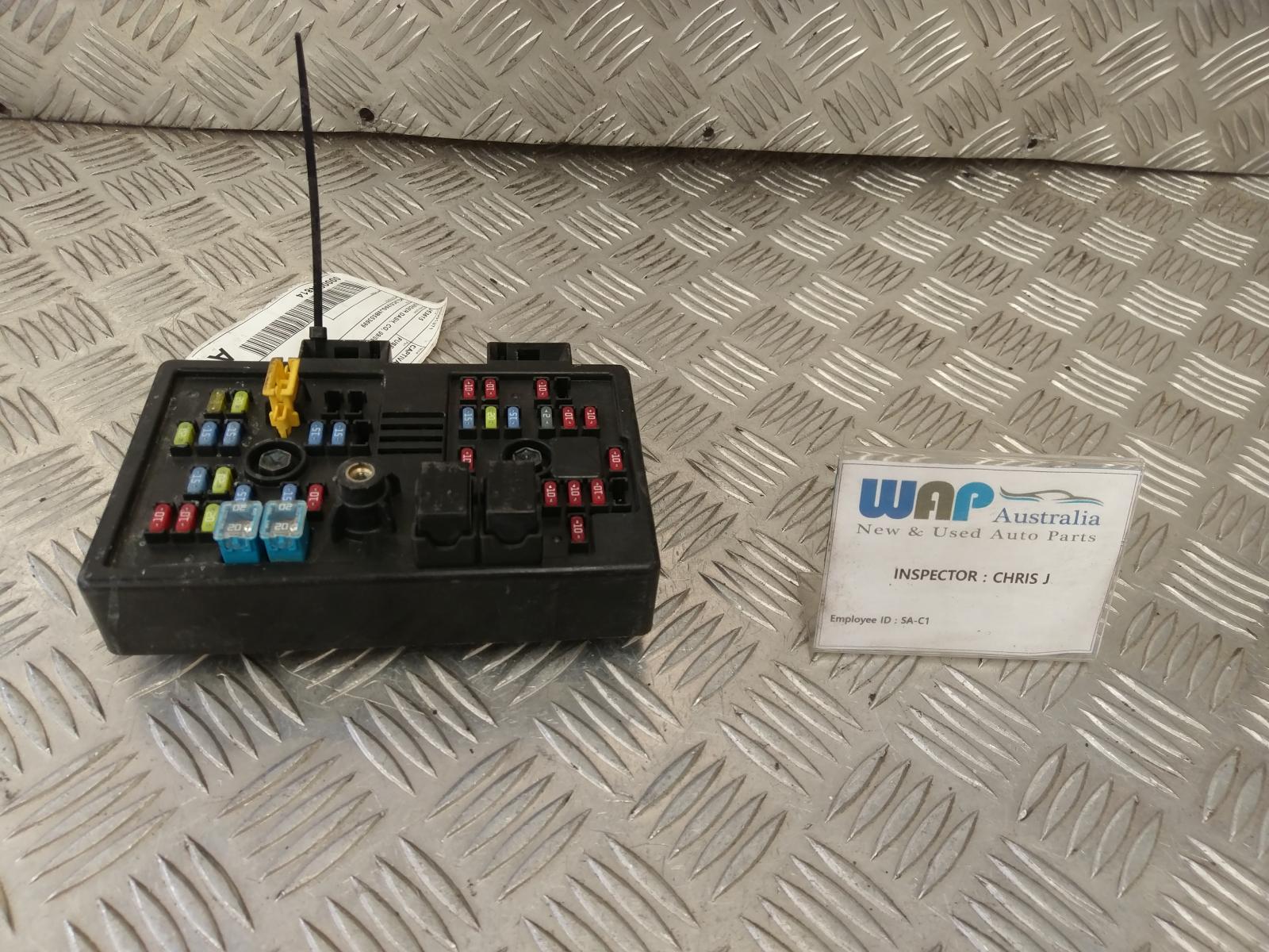Fuse Box Captiva Holden 2009