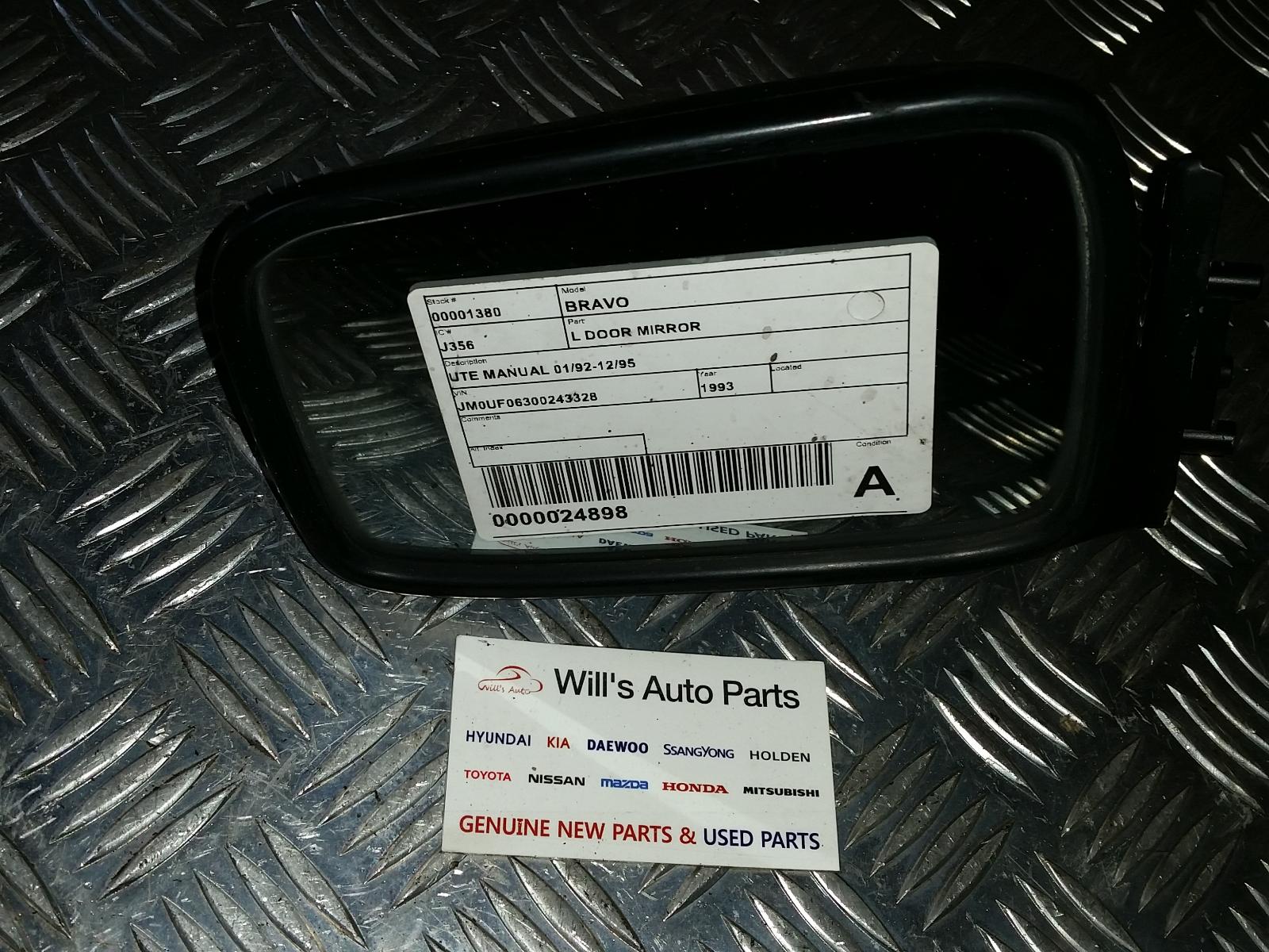 1993 Mazda Bravo Left Door Mirror View Auto part Left Door Mirror Mazda Bravo 1993