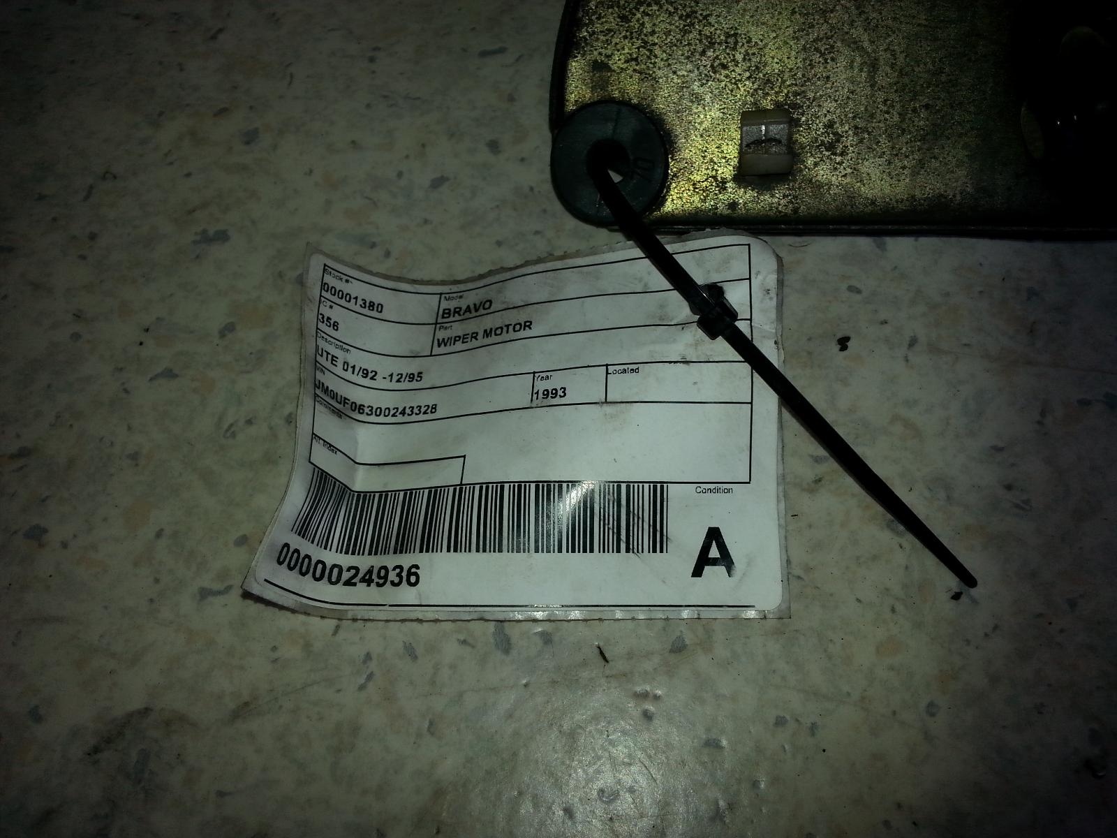 1993 Mazda Bravo Wiper Motor View Auto part Wiper Motor Mazda Bravo 1993