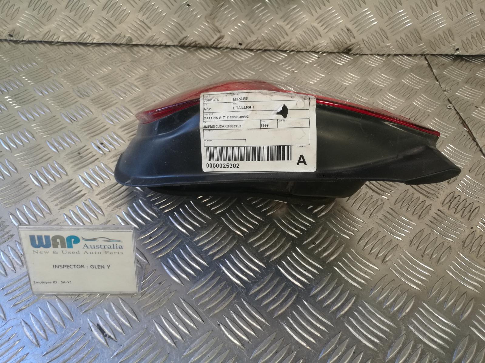 View Auto part Left Taillight Mitsubishi Mirage 1999