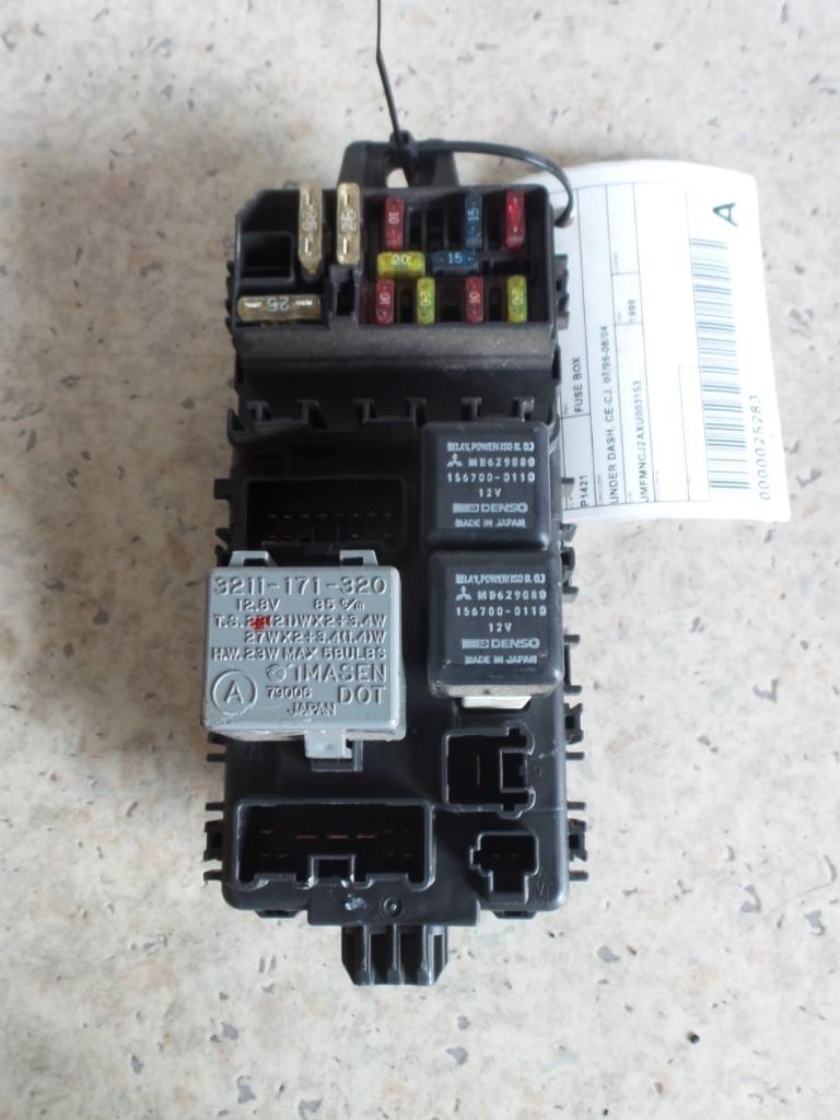 1999 Mitsubishi Mirage Fuse Box View Auto part Fuse Box Mitsubishi Mirage 1999