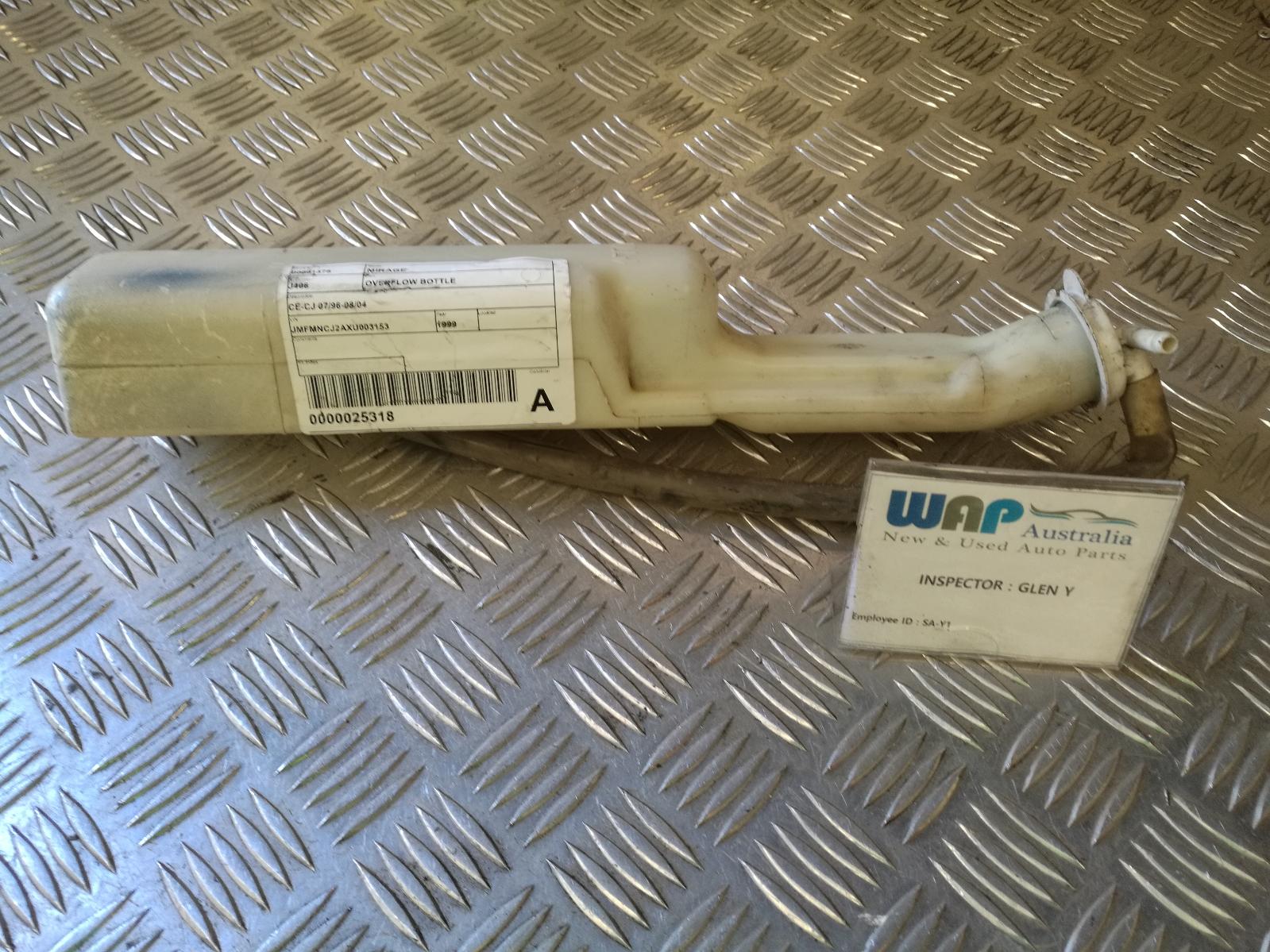 1999 Mitsubishi Mirage Overflow Bottle View Auto part Overflow Bottle Mitsubishi Mirage 1999