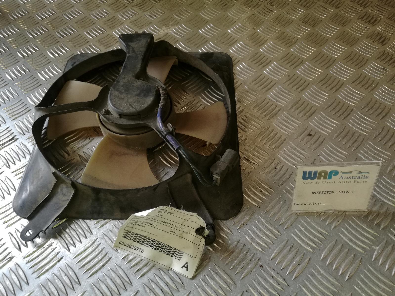 View Auto part Fan Honda Prelude 1992