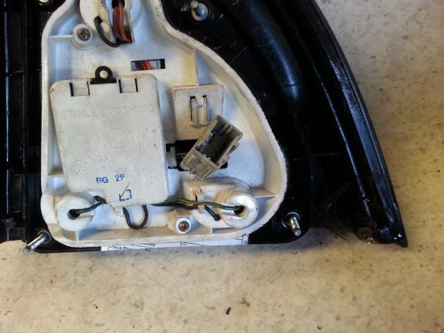 View Auto part Left Taillight Honda Prelude 1992