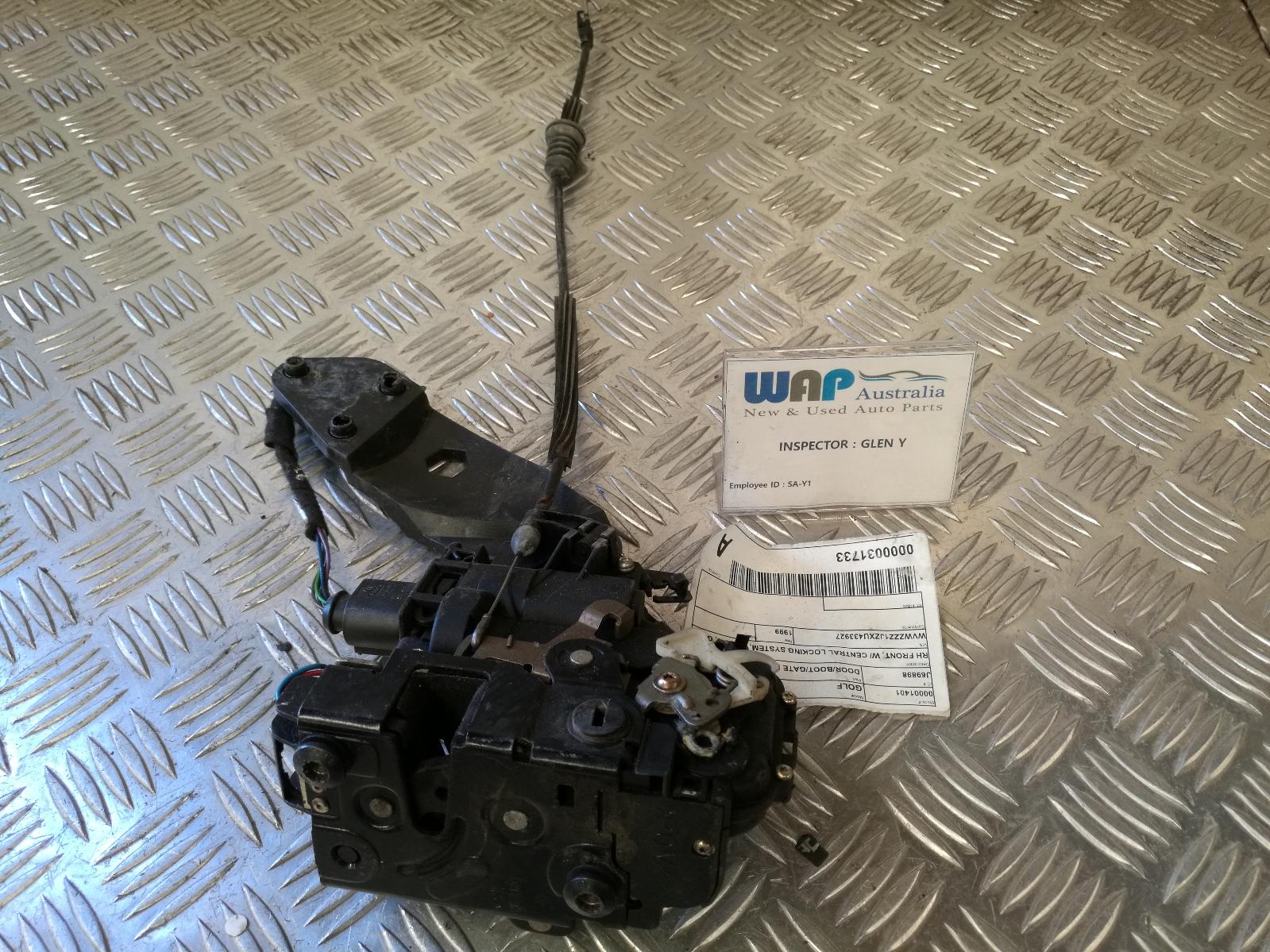 1999 Volkswagen Golf Door/Boot/Gate Lock View Auto part Door/Boot/Gate Lock Volkswagen Golf 1999