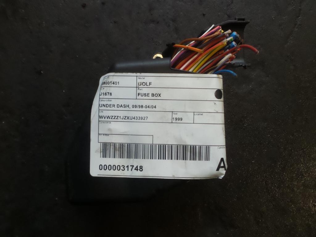 1999 Volkswagen Golf Fuse Box View Auto part Fuse Box Volkswagen Golf 1999