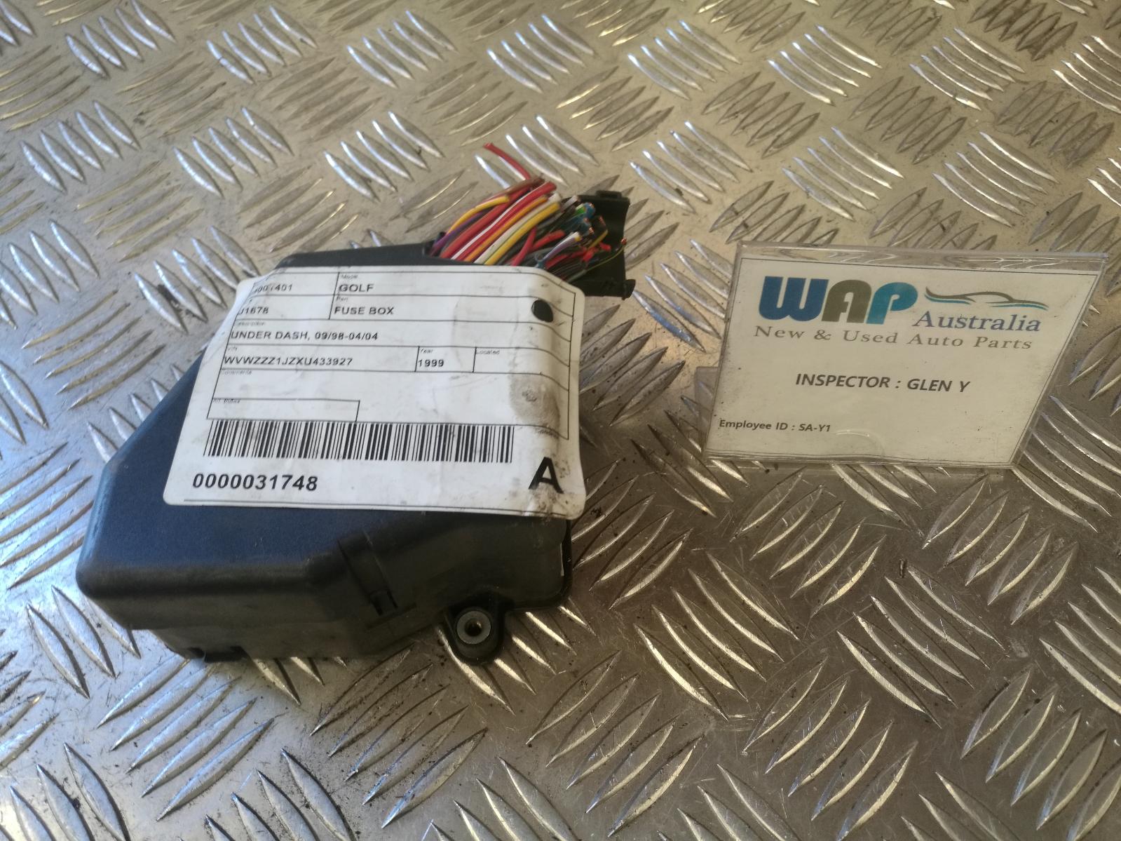 1999 Volkswagen Golf Fuse Box View Auto part Fuse Box Volkswagen Golf 1999