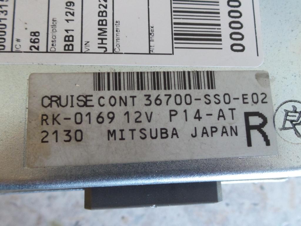 View Auto part Cruise Control Unit Honda Prelude 1992