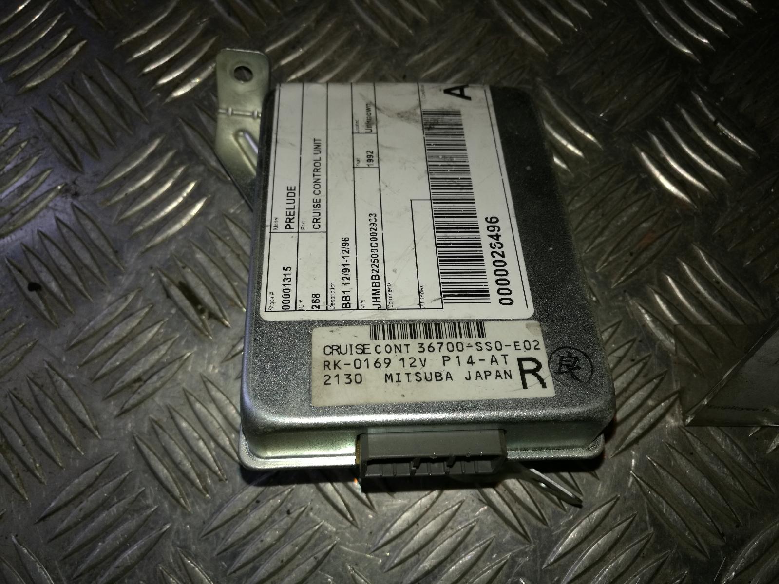 View Auto part Cruise Control Unit Honda Prelude 1992