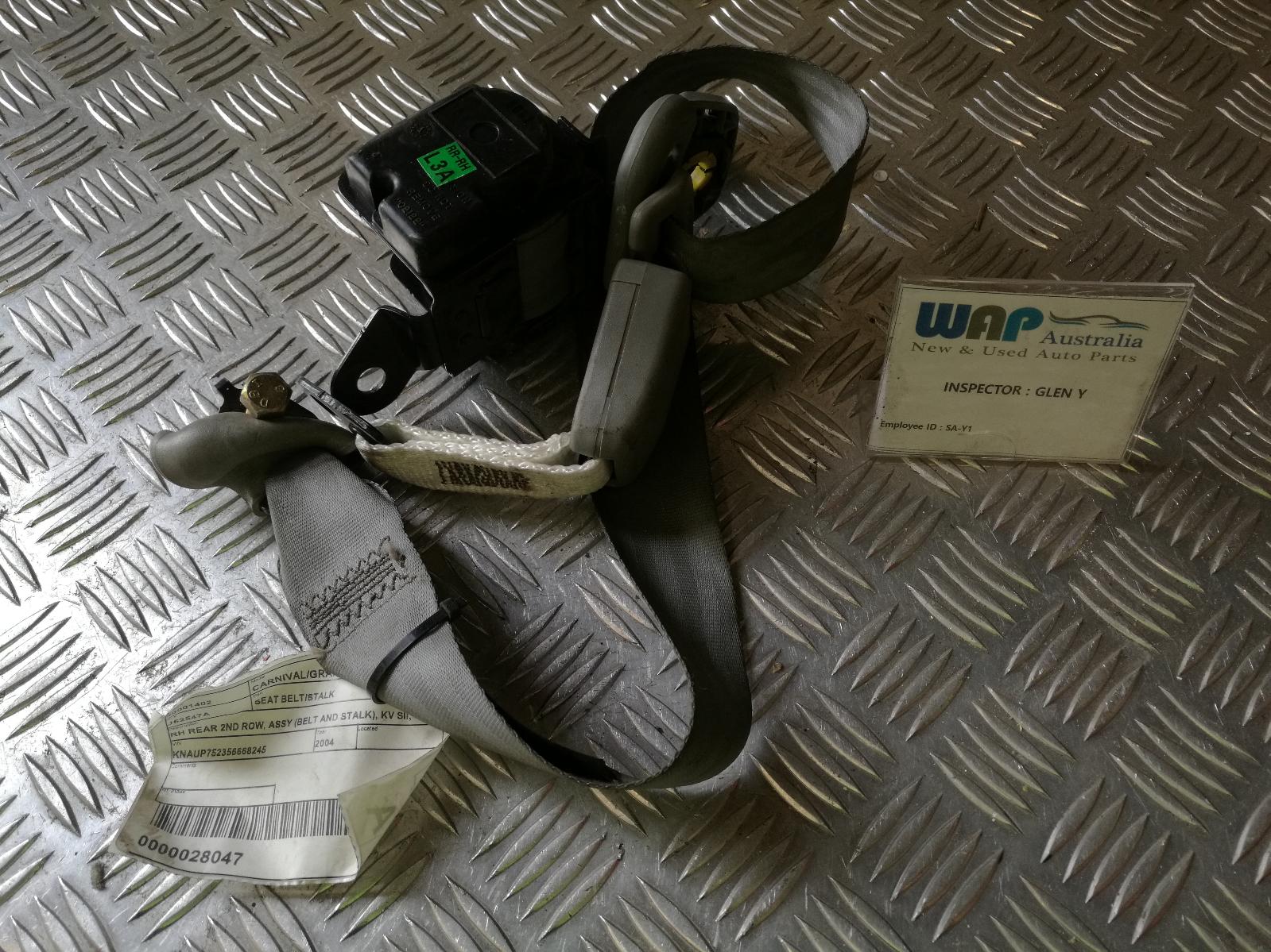 2004 Kia Carnival/grand Carnival Seatbelt/Stalk View Auto part Seatbelt/Stalk Kia Carnival/grand Carnival 2004