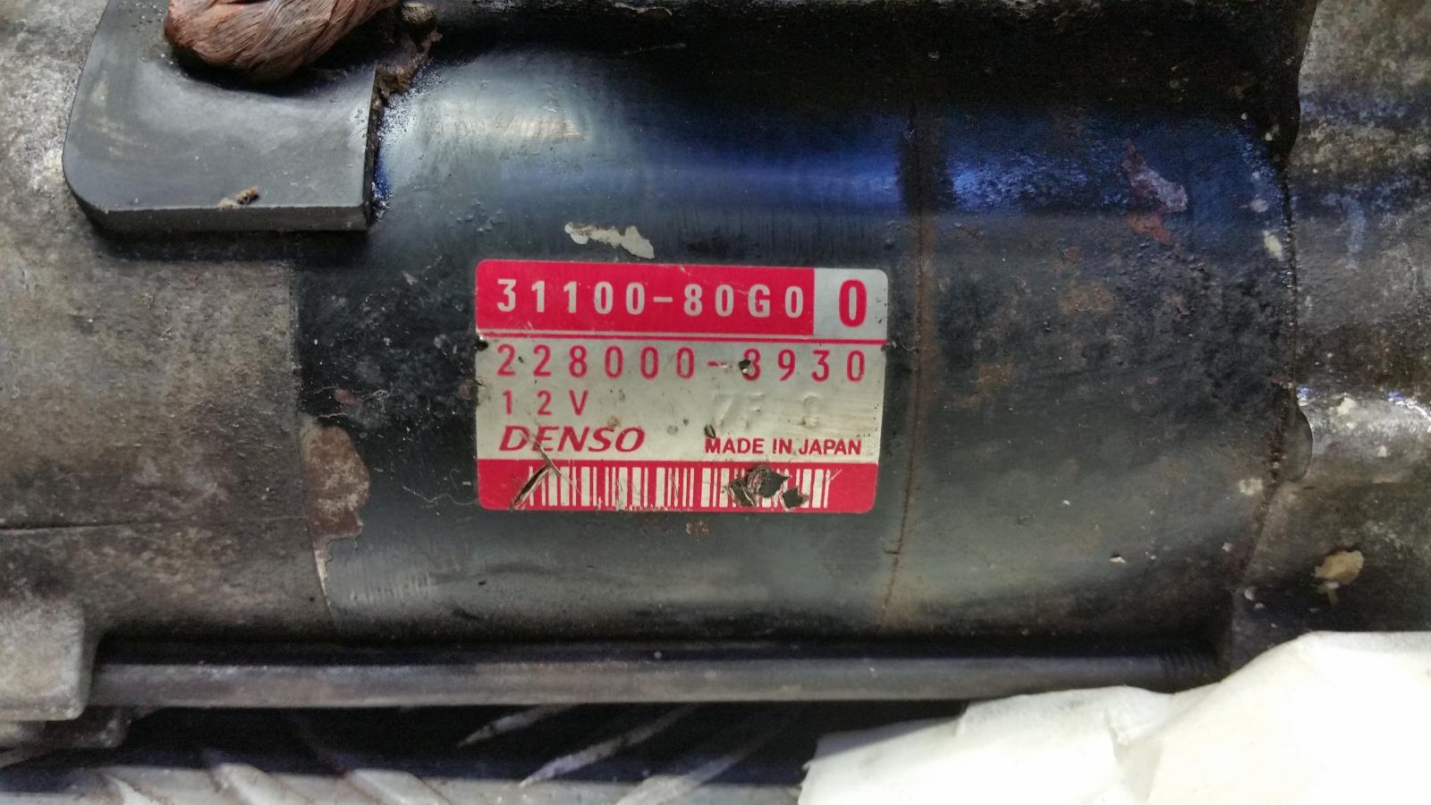 1999 Toyota Camry Starter View Auto part Starter Toyota Camry 1999