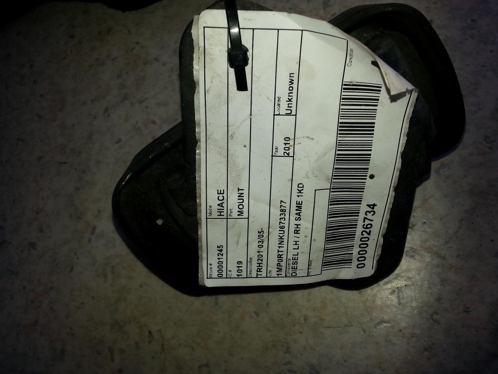 View Auto part Mount Toyota Hiace 2010