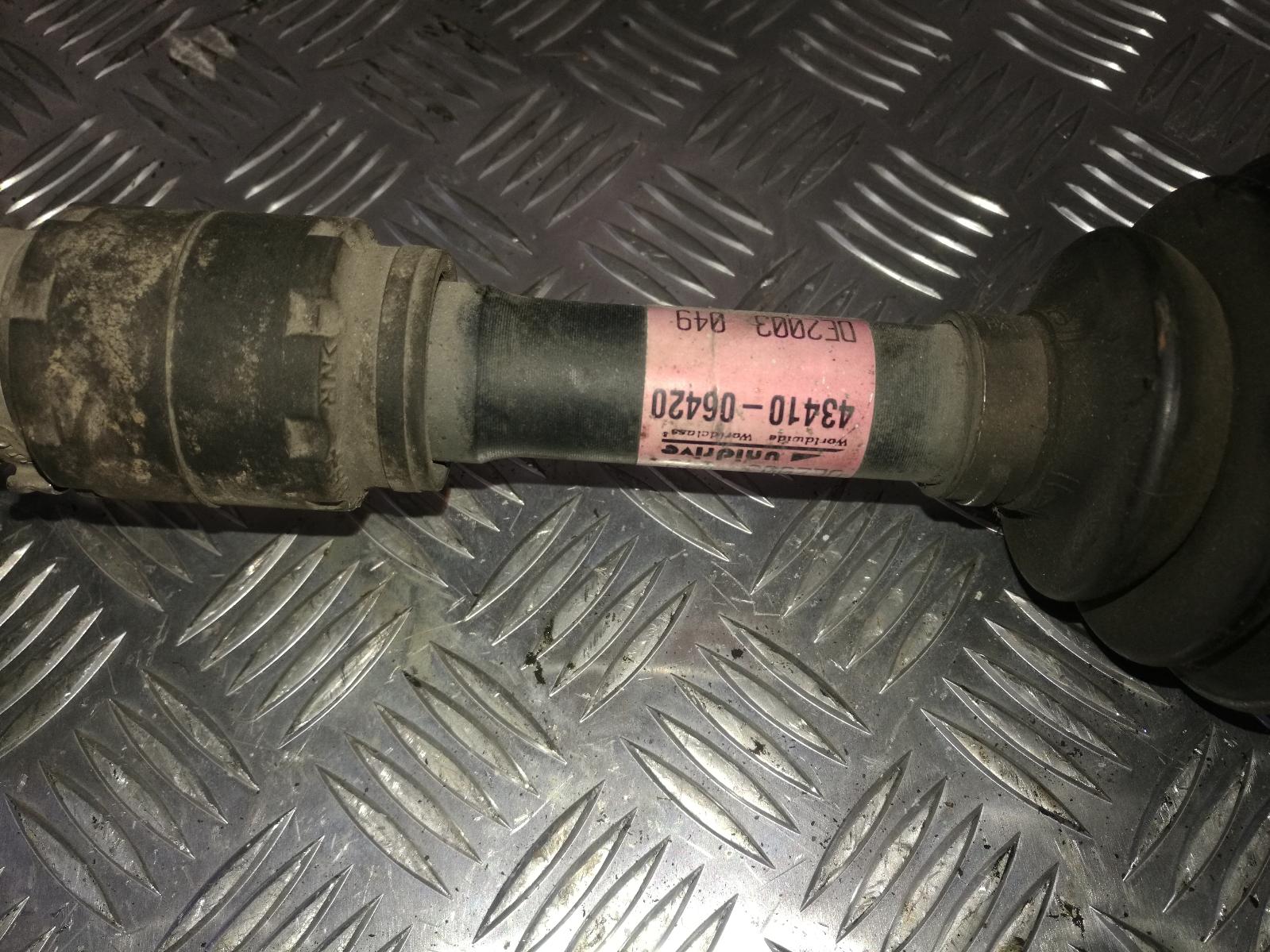 2003 Toyota Camry Right Driveshaft View Auto part Right Driveshaft Toyota Camry 2003
