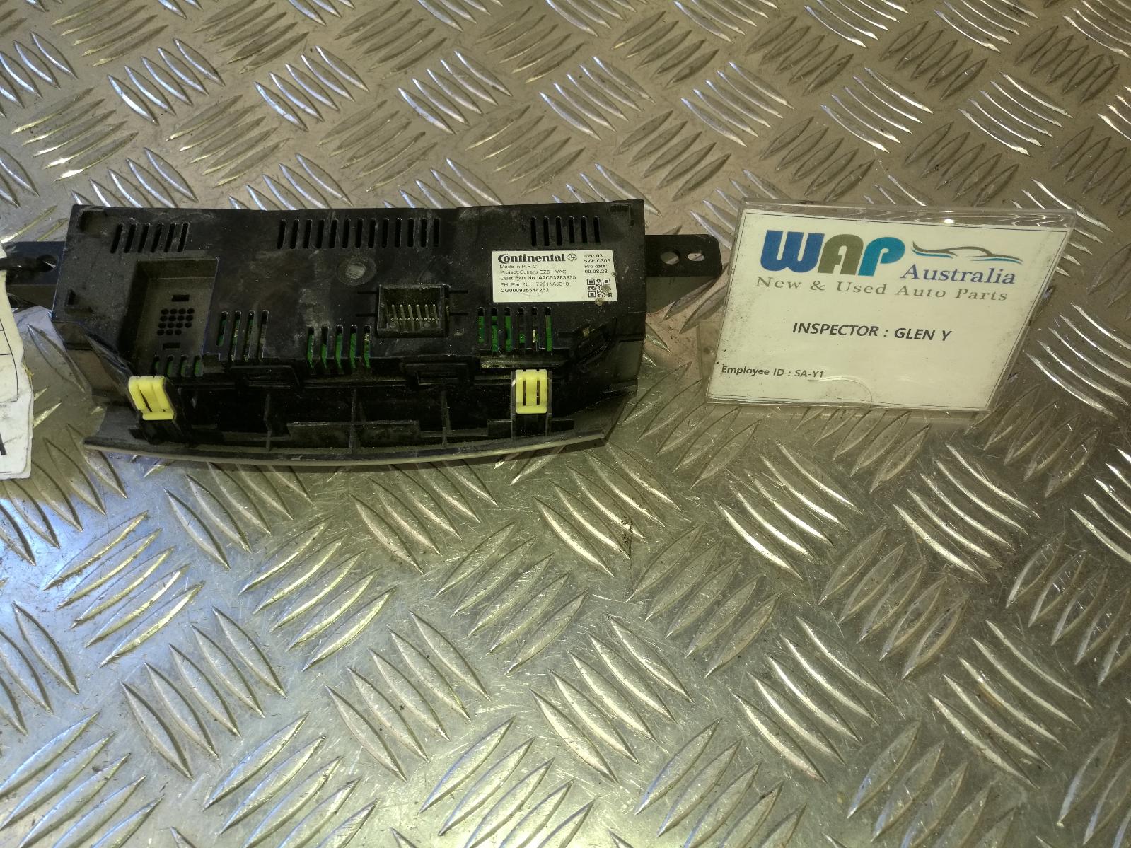 2010 Subaru Liberty Heater/Ac Controls View Auto part Heater/Ac Controls Subaru Liberty 2010