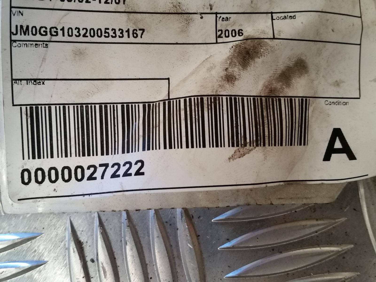 View Auto part Air Cleaner Duct/Hos Mazda 6 2006