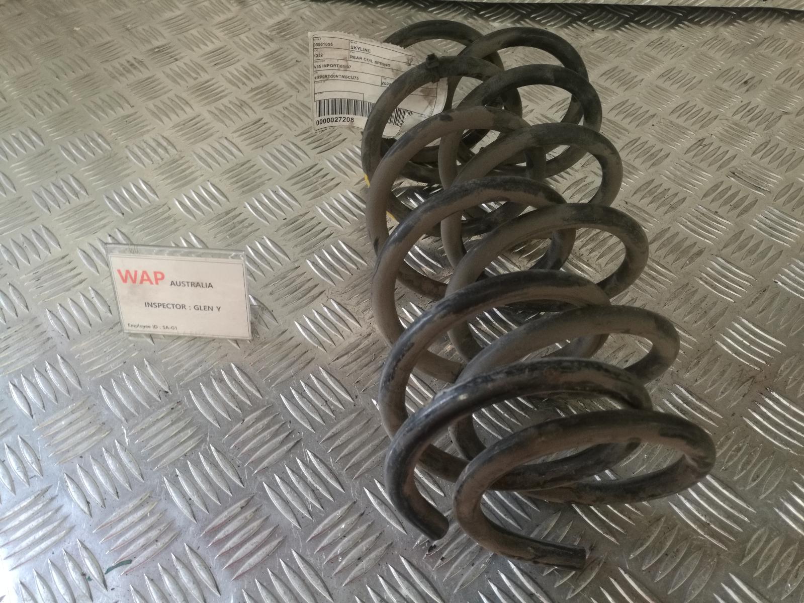 2002 Nissan Skyline Rear Coil Spring View Auto part Rear Coil Spring Nissan Skyline 2002