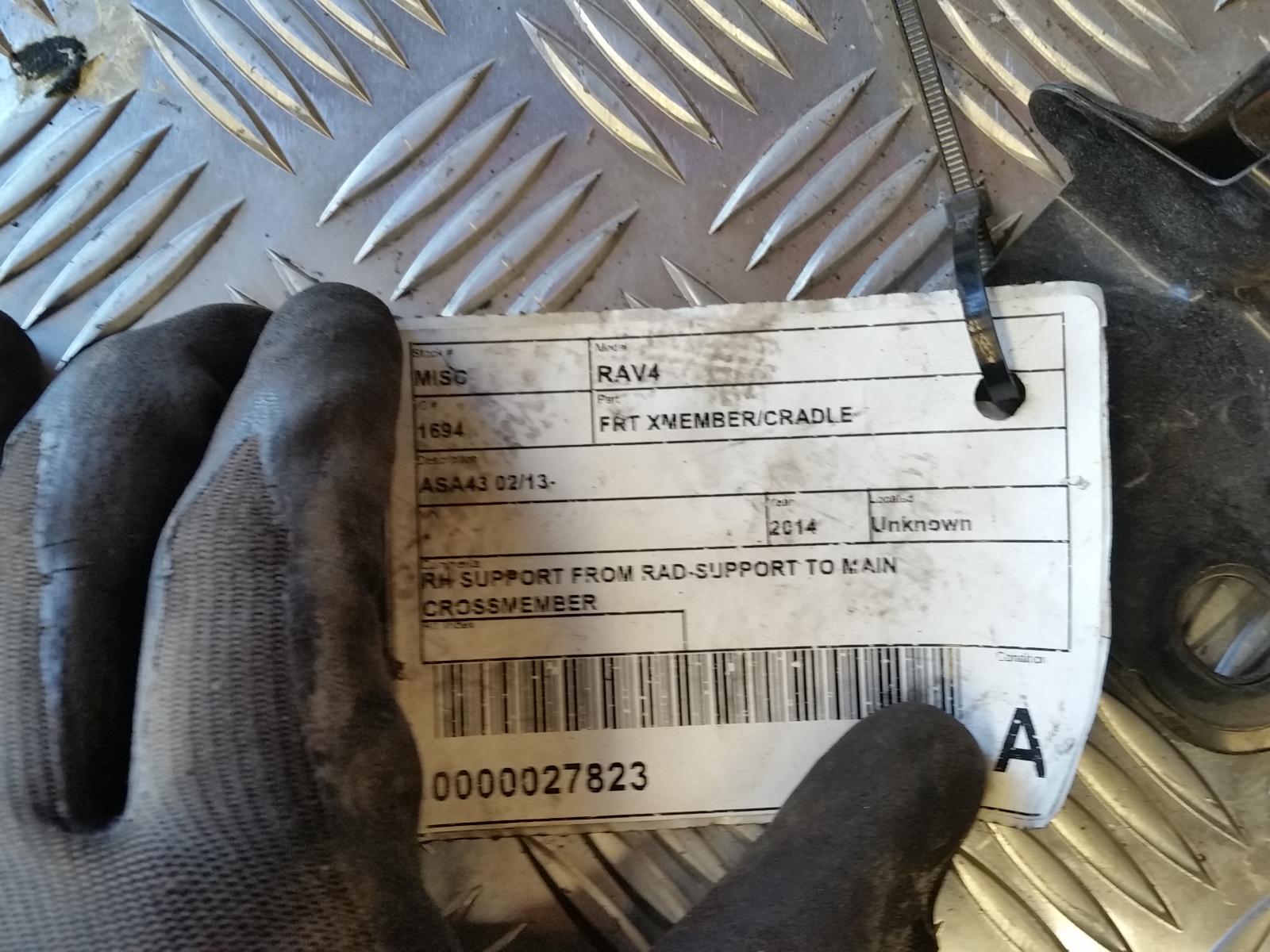 2014 Toyota Rav4 Frt Xmember/Cradle View Auto part Frt Xmember/Cradle Toyota Rav4 2014