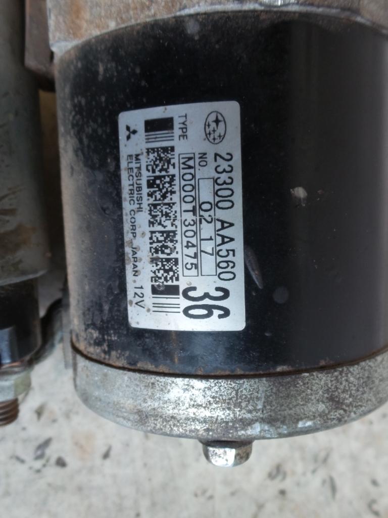 2010 Subaru Impreza Starter View Auto part Starter Subaru Impreza 2010