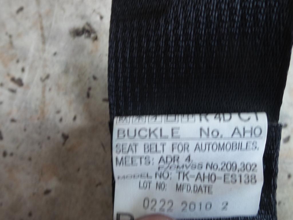 View Auto part Seatbelt/Stalk Subaru Impreza 2010