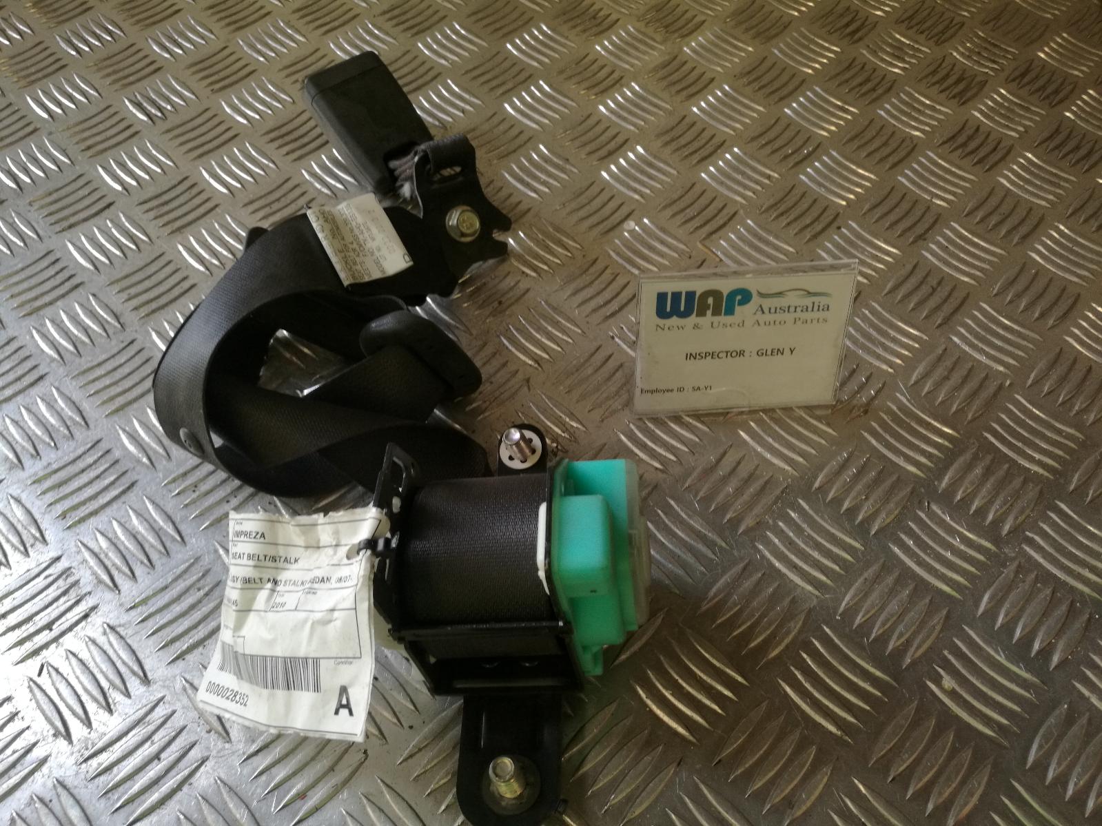 View Auto part Seatbelt/Stalk Subaru Impreza 2010