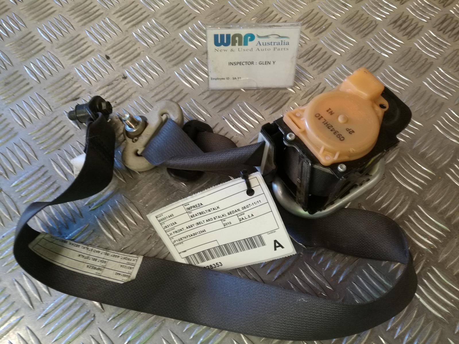 View Auto part Seatbelt/Stalk Subaru Impreza 2010