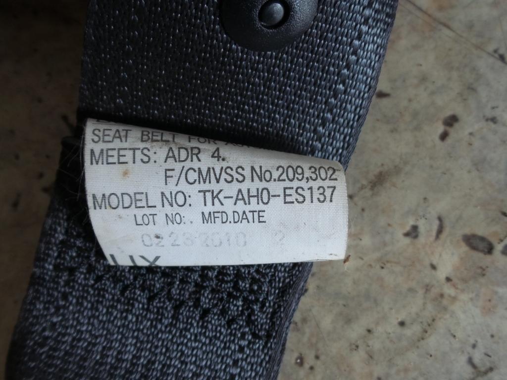 View Auto part Seatbelt/Stalk Subaru Impreza 2010