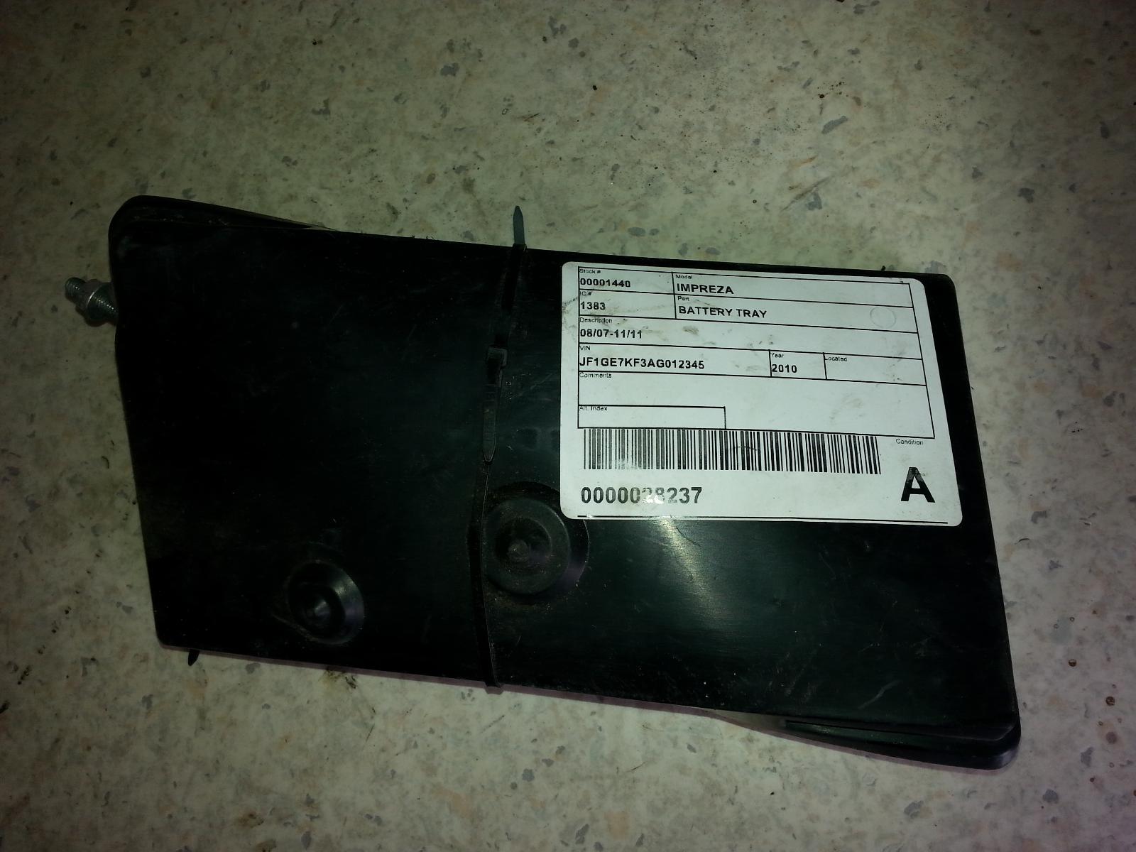 View Auto part Battery Tray Subaru Impreza 2010